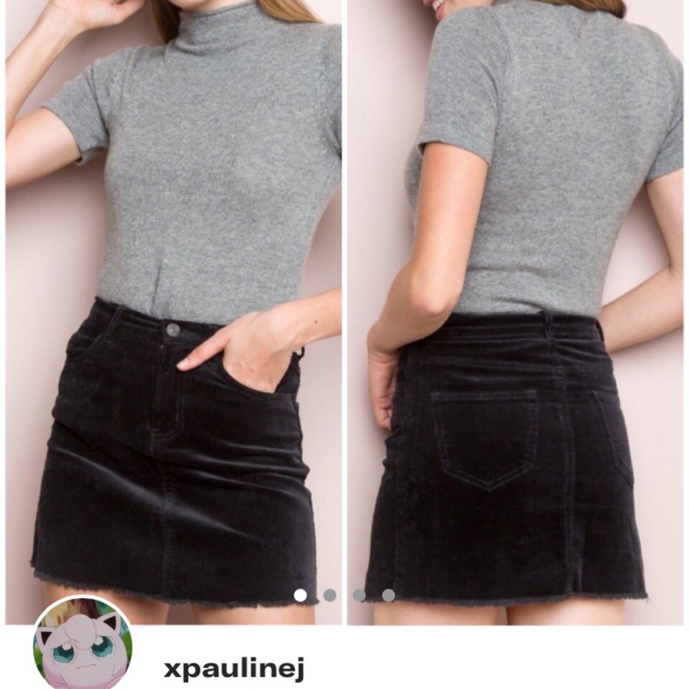 💔SOLD💔 Brandy Melville black juliette skirt